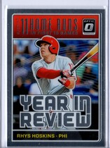 2018 Donruss Optic Year in Review #9 Rhys Hoskins