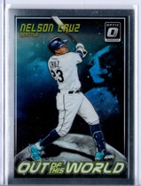 2018 Donruss Optic Out of This World #OW15 Nelson Cruz