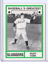 1982 TCMA Greatest Sluggers White Backs #30 Rudy York