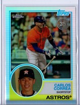 2018 Topps Chrome 1983 Topps Refractor #83T-5 Carlos Correa