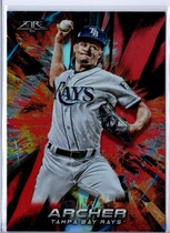 2018 Topps Fire Flame #52 Chris Archer