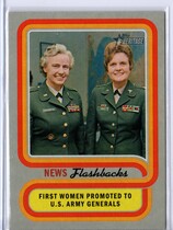 2019 Topps Heritage News Flashbacks #NF-13 First Women Promoted To U.S. Army Generals