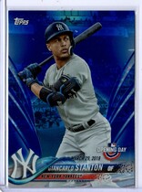 2018 Topps Opening Day Blue Foil #60 Giancarlo Stanton