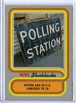 2019 Topps Heritage News Flashbacks #NF-9 Voting Age Lowered To