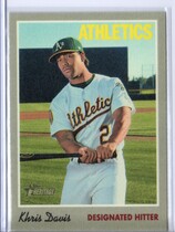 2019 Topps Heritage 1970 Cloth Stickers #13 Khris Davis