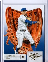 2019 Panini Leather & Lumber Embossed #16 Javier Baez