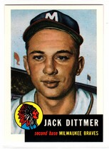 1991 Topps Archives 1953 #212 Jack Dittmer