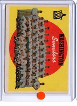 1959 Topps Base Set #397 Senators Checklist