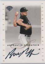 1996 Leaf Signature Extended Autos  #NNO Bruce Ruffin