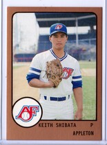 1988 ProCards Appleton Foxes #153 Keith Shibata