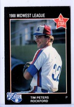 1988 Grand Slam Midwest League All Stars #47 Tim Peters