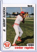 1990 Best Cedar Rapids Reds #4 Vicente Javier