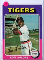 1975 Topps Base Set #628 Ron LeFlore