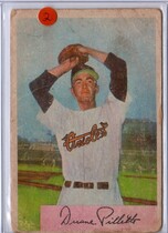 1954 Bowman Base Set #133 Duane Pillette