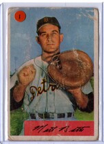 1954 Bowman Base Set #183 Matt Batts