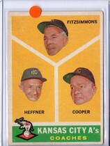 1960 Topps Base Set #462 A's Coaches