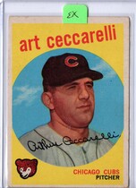 1959 Topps Base Set #226 Art Ceccarelli