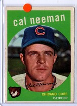 1959 Topps Base Set #367 Cal Neeman