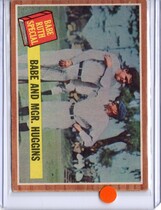 1962 Topps Base Set #137 Babe & Mgr Huggins