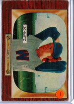 1955 Bowman Base Set #105 Johnny Schmitz