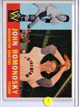 1960 Topps Base Set #87 John Romonosky