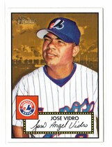 2001 Topps Heritage #22 Jose Vidro