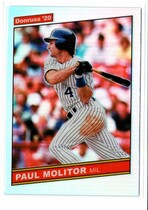2020 Donruss Optic Retro 1986 Holo #10 Paul Molitor