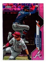 2020 Topps Chrome Pink Refractor #65 Dansby Swanson