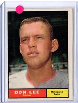 1961 Topps Base Set #153 Don Lee
