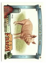 2020 Topps Allen & Ginter Down on the Farm #DF-P Pig