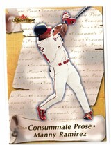 2000 Fleer Showcase Consummate Prose #5 Manny Ramirez