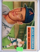 1956 Topps Base Set #319 Jack Crimian