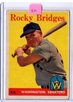 1958 Topps Base Set #274 Rocky Bridges