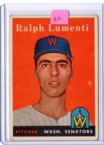 1958 Topps Base Set #369 Ralph Lumenti