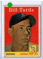1958 Topps Base Set #23 Bill Tuttle