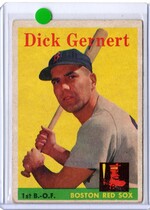 1958 Topps Base Set #38 Dick Gernert