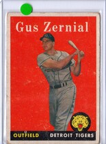 1958 Topps Base Set #112 Gus Zernial