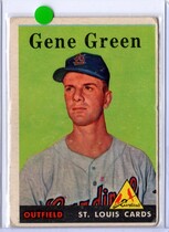 1958 Topps Base Set #366 Gene Green