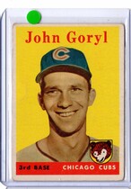 1958 Topps Base Set #384 Joh Goryl