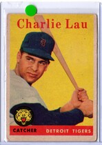 1958 Topps Base Set #448 Charlie Lau