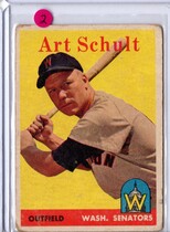 1958 Topps Base Set #58 Art Schult