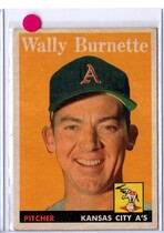 1958 Topps Base Set #69 Wally Burnette