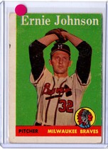 1958 Topps Base Set #78 Ernie Johnson