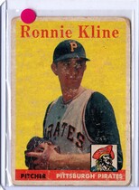 1958 Topps Base Set #82 Ronnie Kline