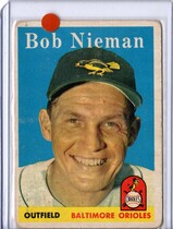 1958 Topps Base Set #165 Bob Nieman