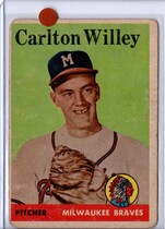 1958 Topps Base Set #407 Carlton Willey