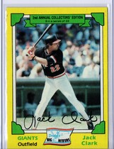 1982 Topps Drakes Big Hitters #8 Jack Clark