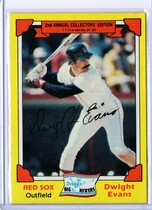 1982 Topps Drakes Big Hitters #11 Dwight Evans