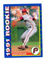 1991 Score Rookies #21 Chuck Malone
