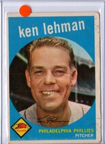 1959 Topps Base Set #31 Ken Lehman